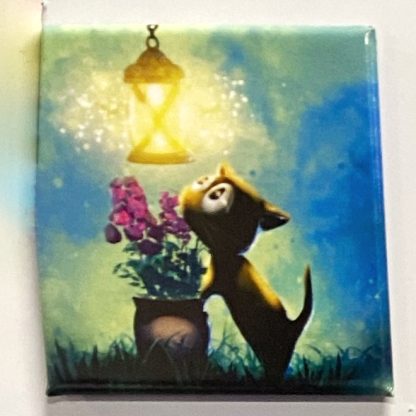 Quadratischer Magnet „Sommernacht“