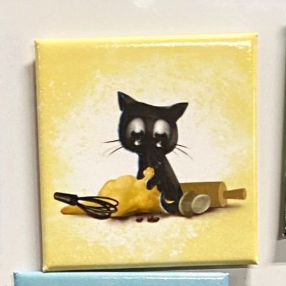 Quadratischer Magnet „Backen“
