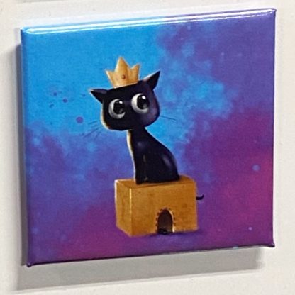 Quadratischer Magnet „King of My Castle“