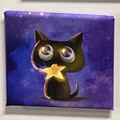 Quadratischer Magnet „ein Stern für Dich“