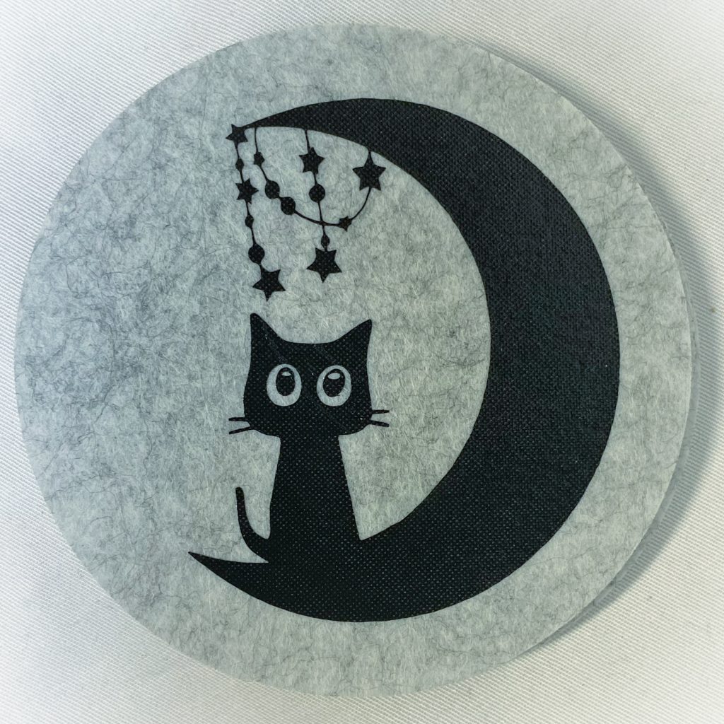 Untersetzer "Mond“ aus Filz