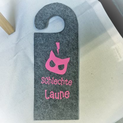Filz Türschild Laune – Bild 2