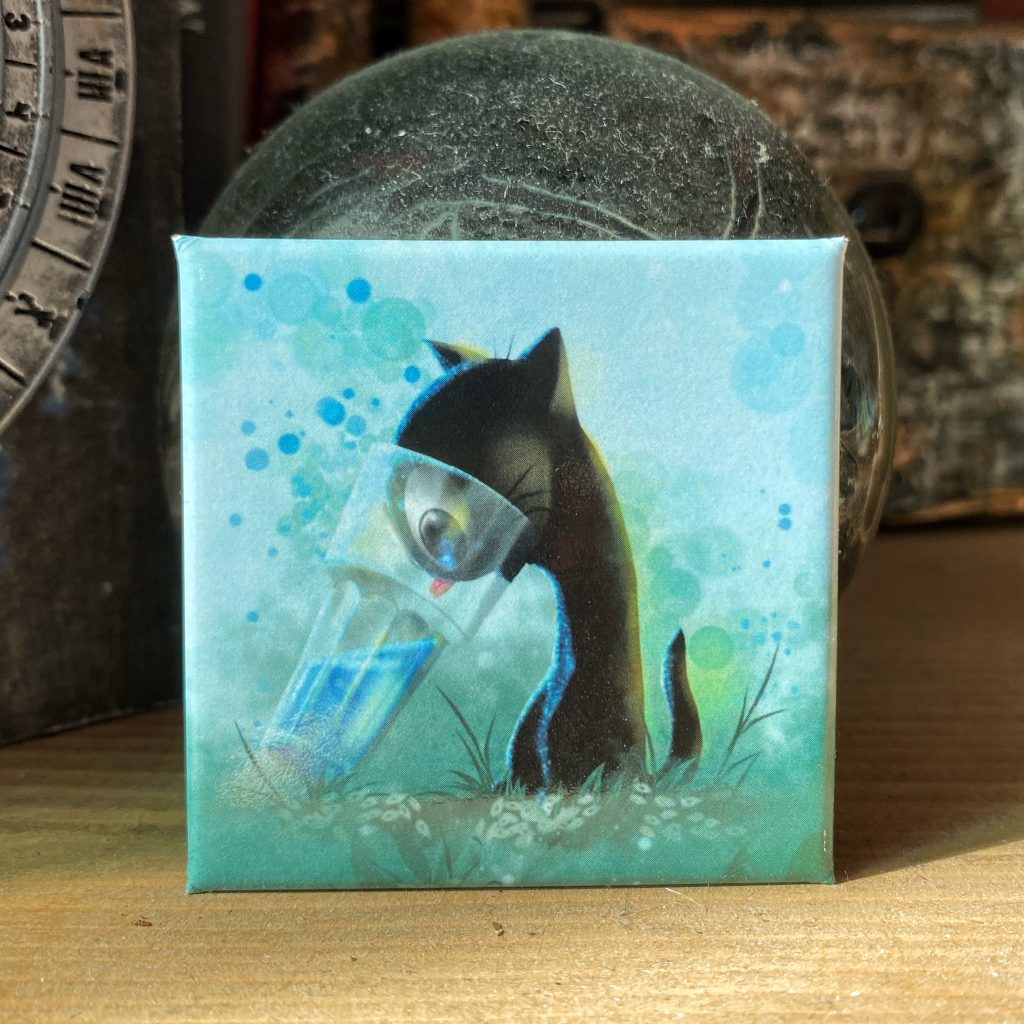 Quadratischer Magnet „Optimist“