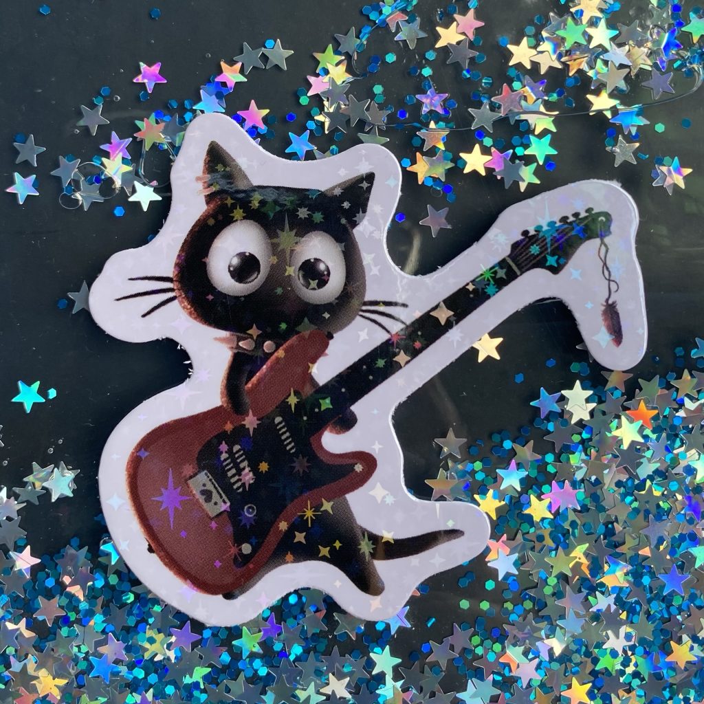 Aufkleber "Gitarre"