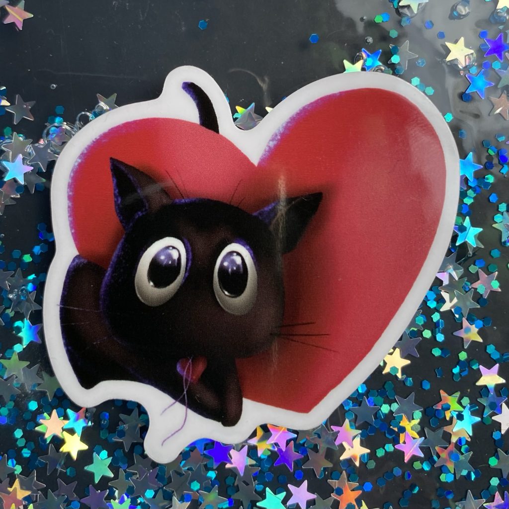 Aufkleber "Katzenliebe"