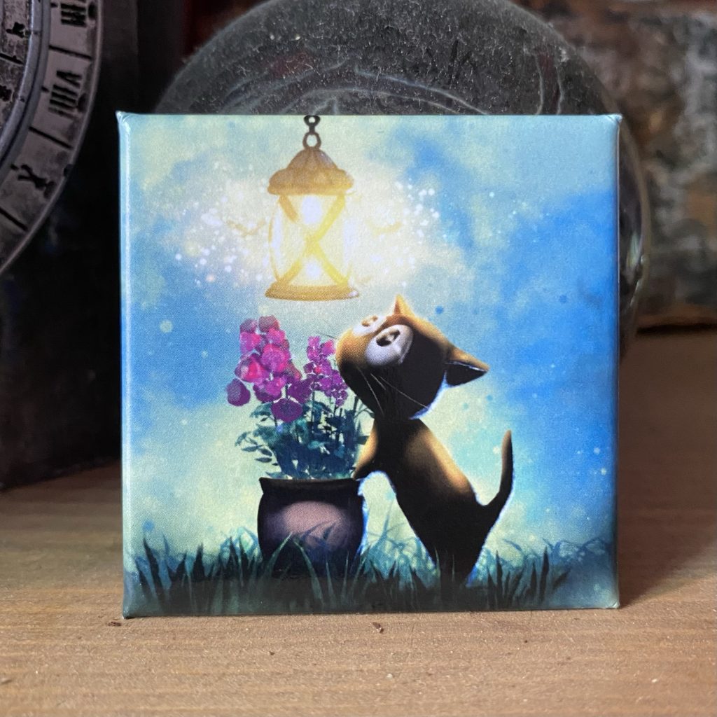 Quadratischer Magnet „Sommernacht”