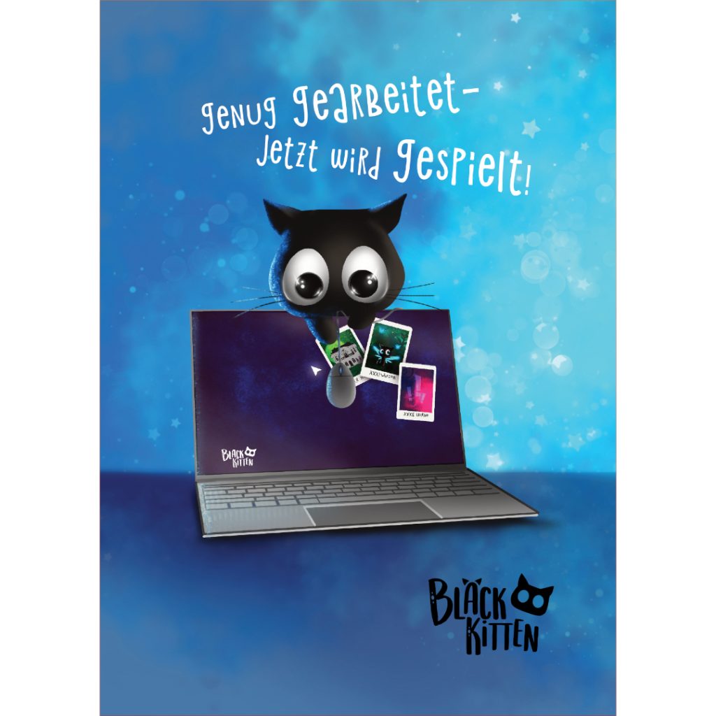 Postkarte "Genug gearbeitet"