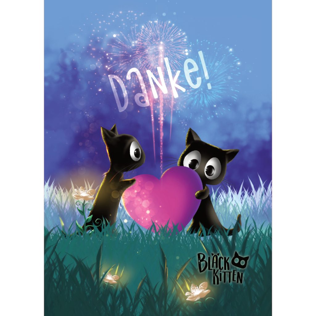 Postkarte "Danke"