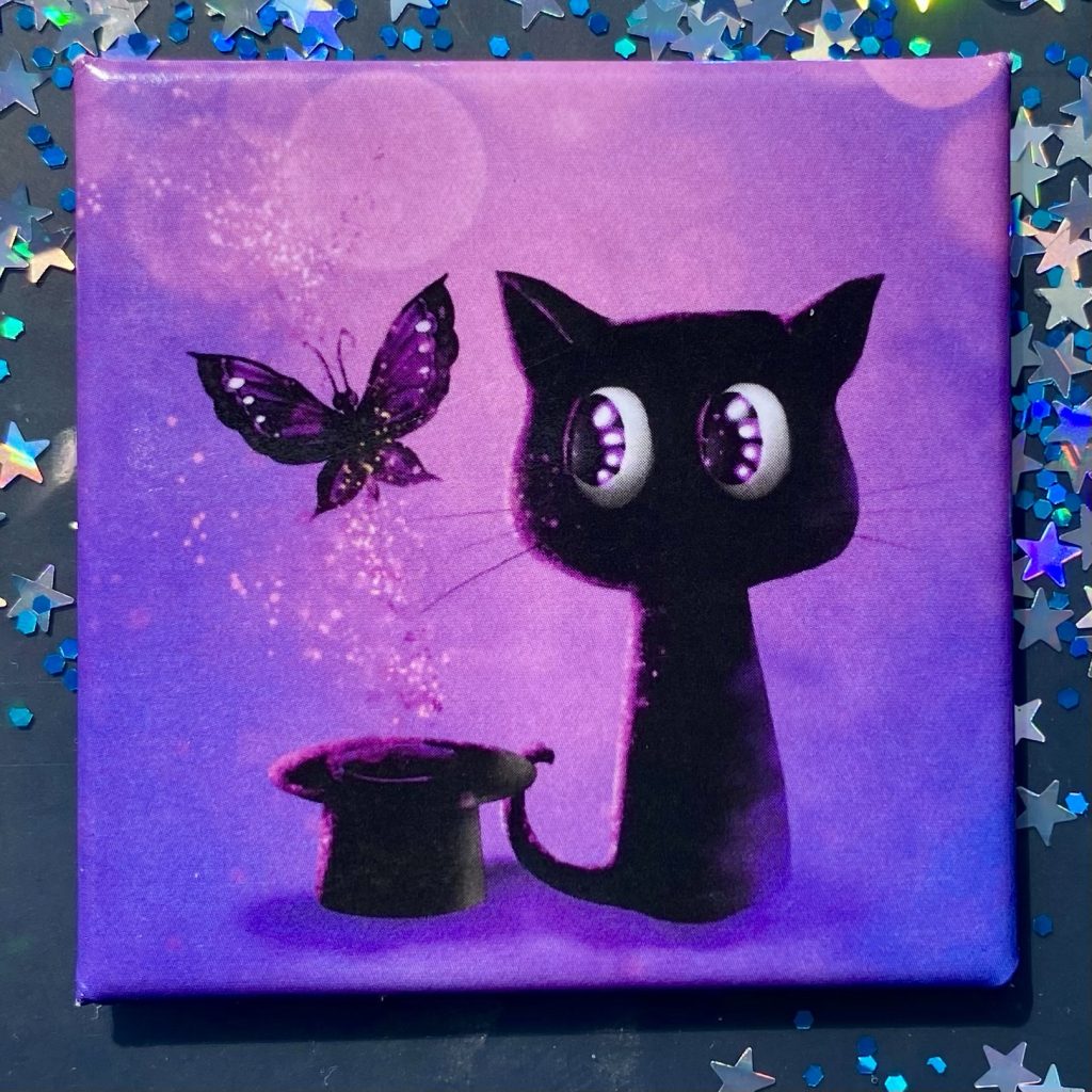 Quadratischer Magnet „Magie”