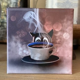 Quadratischer Magnet „Kaffee"