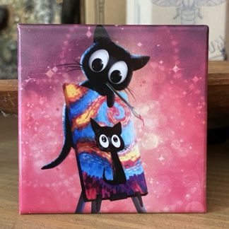 Quadratischer Magnet „Van Kitten"