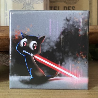 Quadratischer Magnet „Lichtschwert"